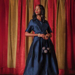 Bella Maxi Dress - Navy